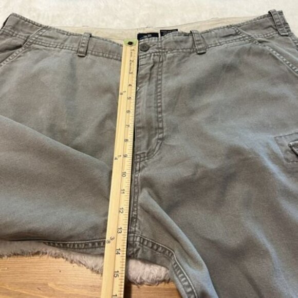 Bailey's Point Mens Gray Cargo Shorts Cotton Blend Summer Hiking Size 40 - Picture 10 of 12